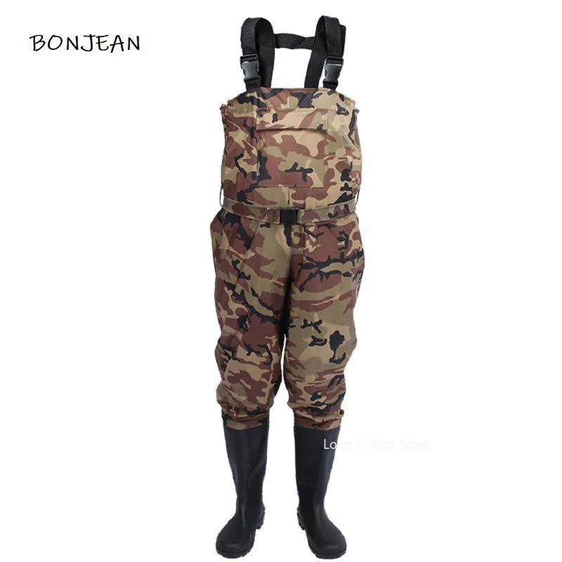 Waterproof Fishing Waders with Boots