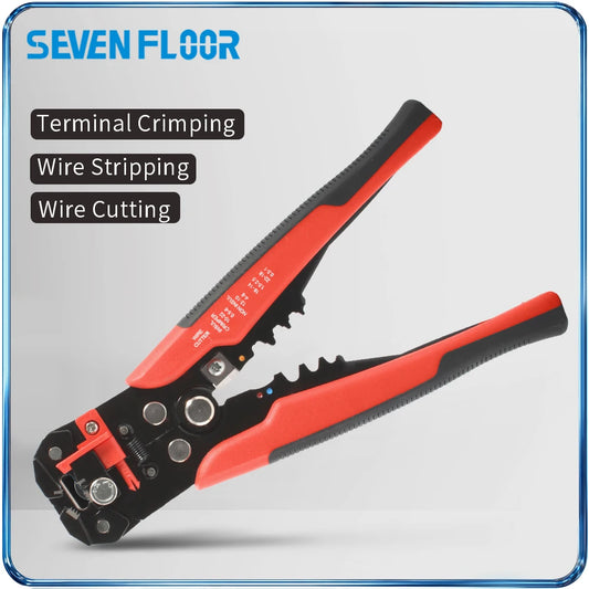 Wire Stripping Multifunctional Pliers AWG 24-10 Cable Cut Crimp Terminal Crimper Hand Tool for Electrician Wire Cutter