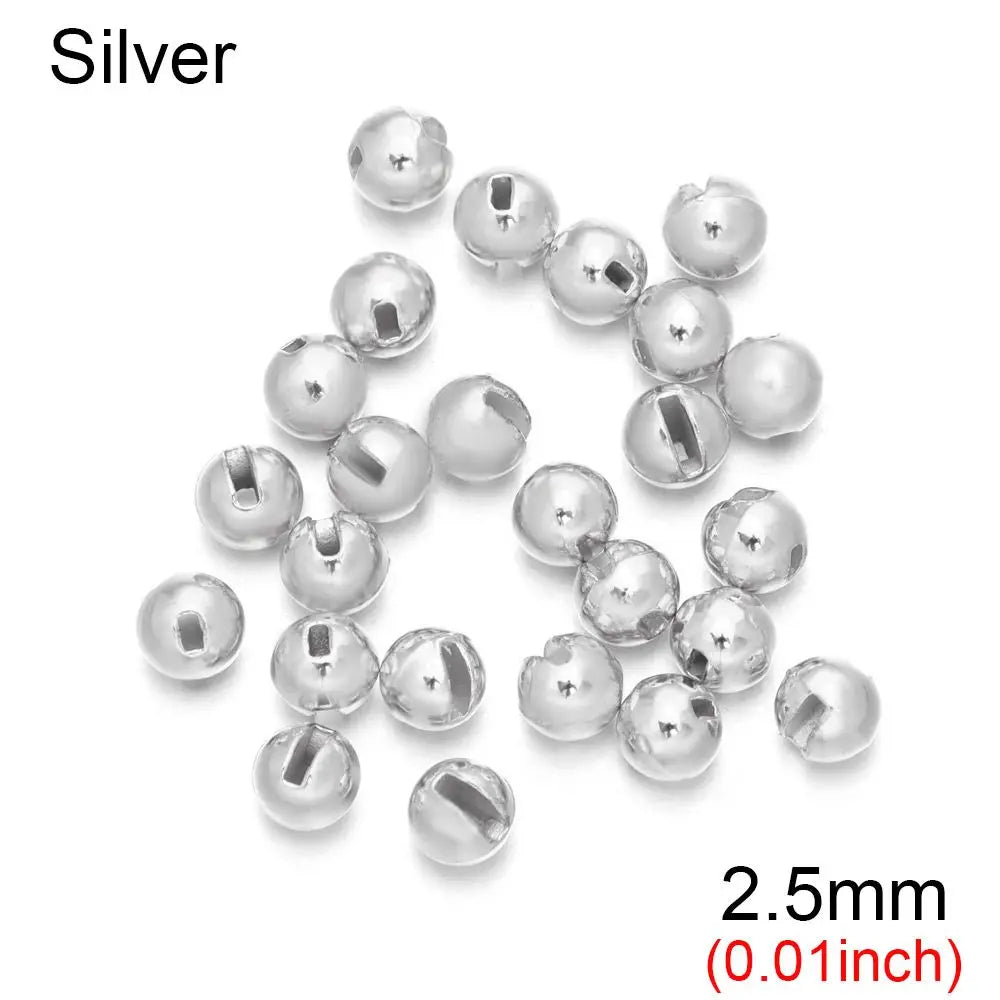 Slotted Tungsten Fly Tying Beads (25 Pack)