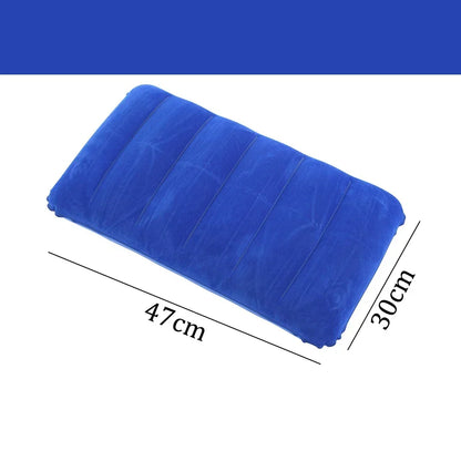 Air Cushion Pillows Outdoor Camping Folding Square Inflatable Pillows Travel Backrest Plane Head Rest Pillow Camping