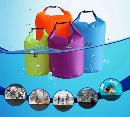 5-70L Waterproof Bag Outdoor Dry Sack Floating Gear Bags For Boating Fishing Rafting Swimming Large Capacity Storage Pack Pouch