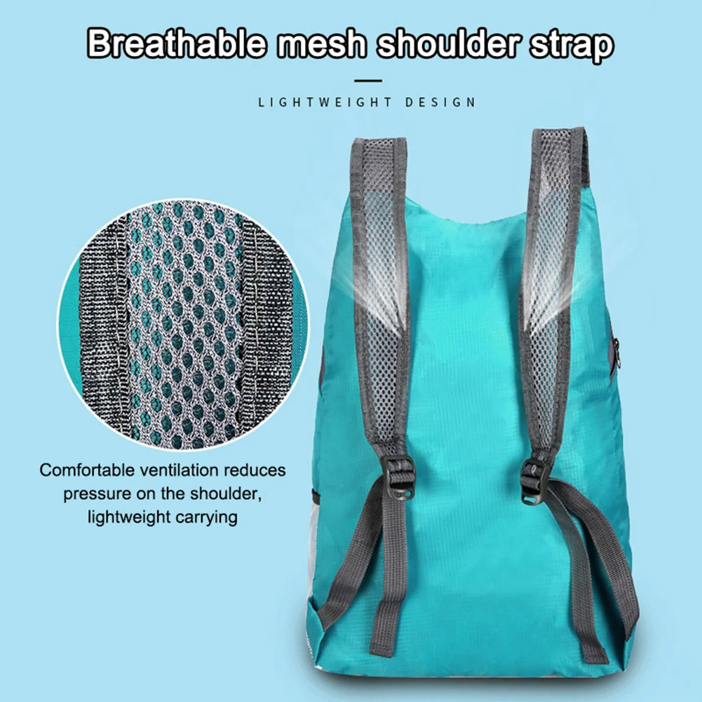 20L Lightweight Packable Backpack Foldable ultralight Outdoor Folding Backpack Travel Daypack Bag Sports Daypack for Men Women