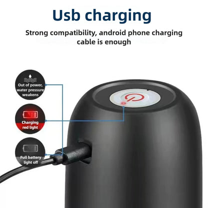 Automatic Water Bottle Pump USB Rechargeable Electric Water Dispenser Portable Universal Drink Water Pump for Office Home Campin
