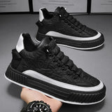 Men’s Platform Sneakers 2025 – Vulcanized Casual Running Shoes for Men (Large Sizes 39-46)