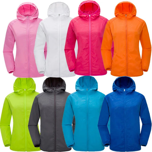 Waterproof Quick-Dry Camping Rain Jacket