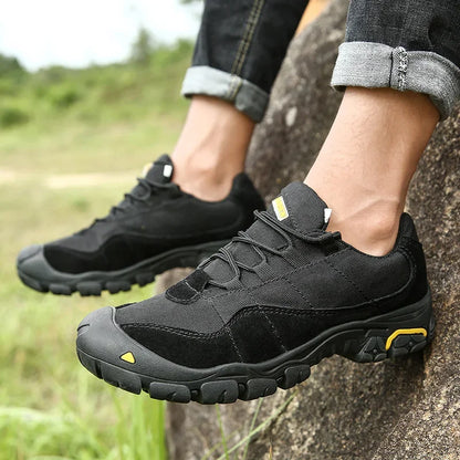 Men’s Outdoor Hiking Shoes – Anti-Slip Thick Sole Trekking Boots | Durable Walking & Exercise Sneakers