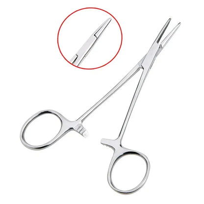 Curved Hemostat Fishing Forceps