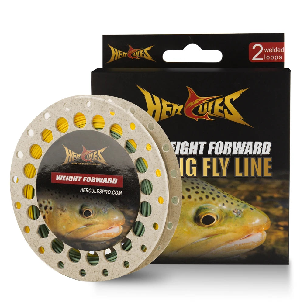 HERCULES WF Floating Fly Line Fluorescent Yellow