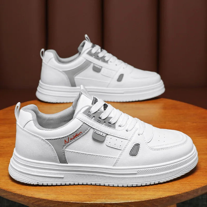 2025 Men’s Sneakers – Spring & Autumn Outdoor Sport Shoes, Fashion Vulcanized Casual Flats