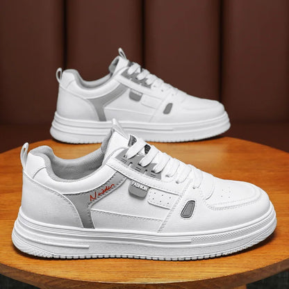2025 Men’s Sneakers – Spring & Autumn Outdoor Sport Shoes, Fashion Vulcanized Casual Flats