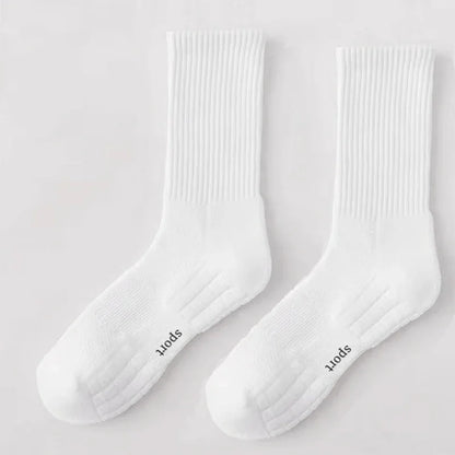Men's Thick Bottom Sweat Absorbing and Breathable Sports Socks with Bottom Cushion for Running Professional Sports Men's Socks