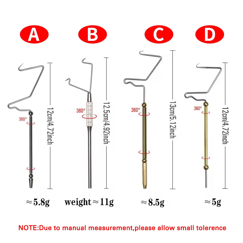 Rotating Whip Finisher Fly Tying Tool