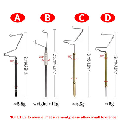 Rotating Whip Finisher Fly Tying Tool