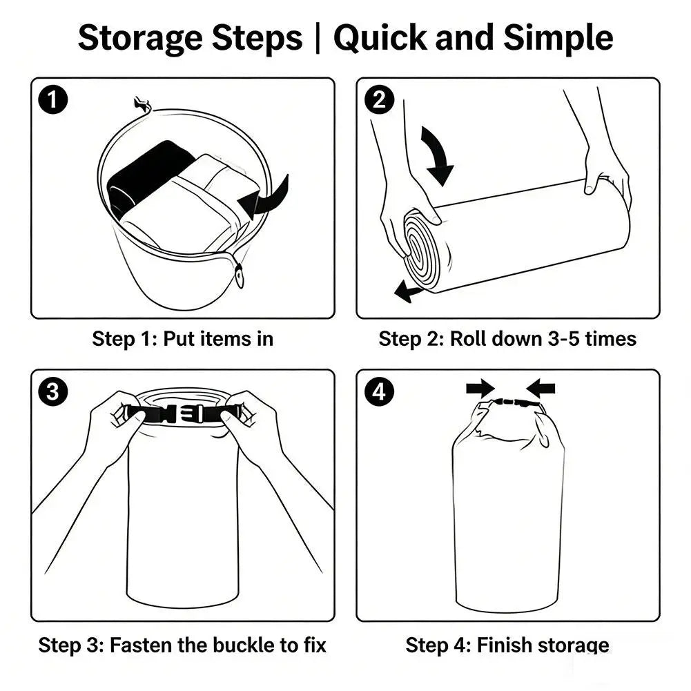 Outdoor Waterproof Bag For Camping Hiking Climbing Gear Storage River Trekking Floating Dry Sea Beach Travel Organizer