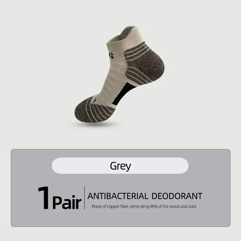 Nano Copper Fiber Deodorant Antibacterial Men Socks Running Climbing Summer 2025 MTB Cycling Bicycle Basketball Sports Sock