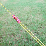 4 Outdoor Tent Ropes Reflective Ropes Canopy Ropes Reinforced Windproof Ropes with Buckles To Ensure Safety Camping Accessories
