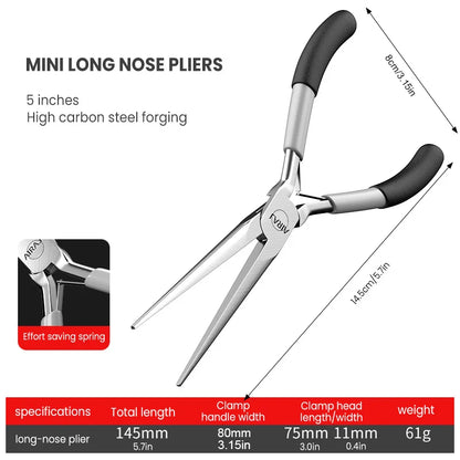 Pointed Nose Pliers, Long Nose Pliers, Multifunctional Manual Small Needle Pliers, Mini Electrician Specific Pointed Nose Pliers