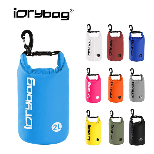 IDrybag 2L Swimming Waterproof Dry Bag Sports Canyoning Bag Ipx6 Waterproof Bag for Travel Kayaking Boating Beach Dry Bag