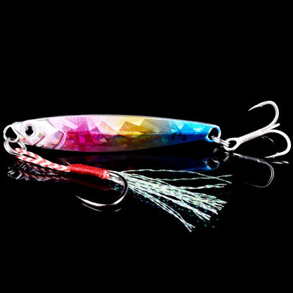 3/5/8pcs Metal Jig Fishing lure Set 7g 10g 14g 21g 28g 40g Sea Shore Casting Jigging lures Jigs Spoon Saltwater Artificial Bait