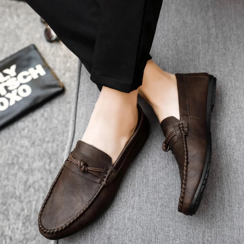Men’s Moccasins 2025 – Comfortable Slip-On Driving Shoes | Casual Summer Loafers for Men