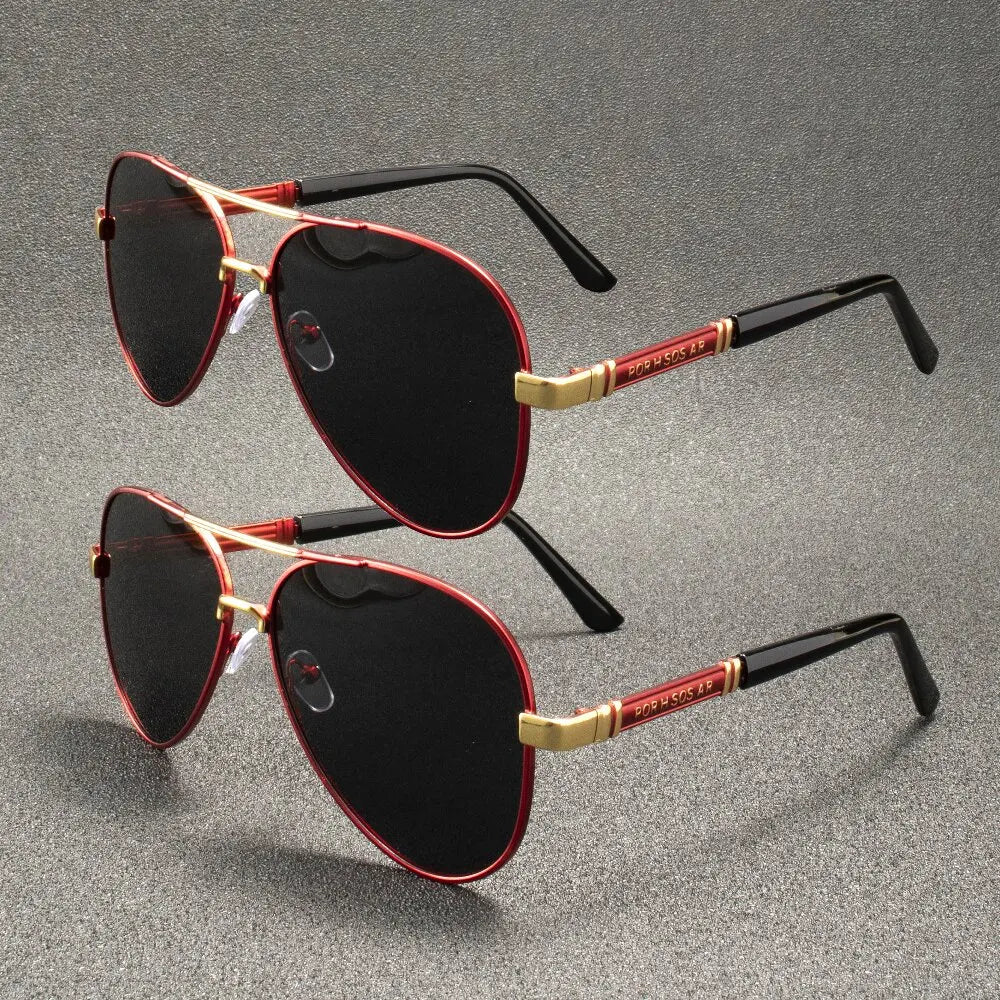 Metal Frame Polarized Sunglasses