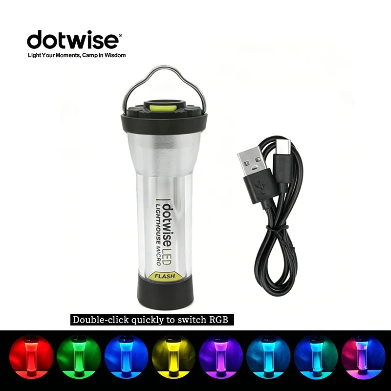 3000mah GZ Lighthouse camping light Super Long Battery Life LED Camping Tent Hiking Atmosphere Lamp Tower Flashlight
