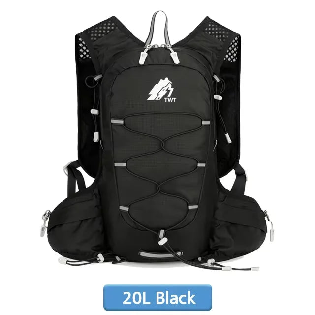 20L Outdoor Lightweight Backpack Trail Running Backpack Cycling Bag Mountaineering Backpack Hiking Backpack Hydration Backpack