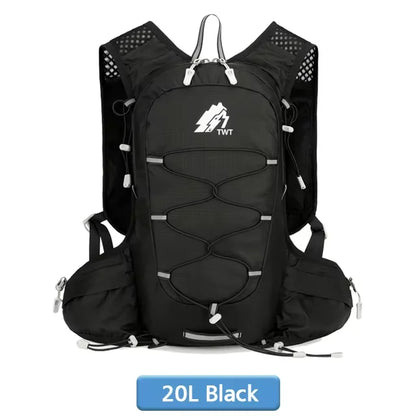 20L Outdoor Lightweight Backpack Trail Running Backpack Cycling Bag Mountaineering Backpack Hiking Backpack Hydration Backpack