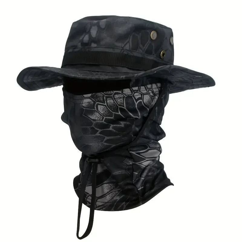 Camo Boonie Hat with Balaclava