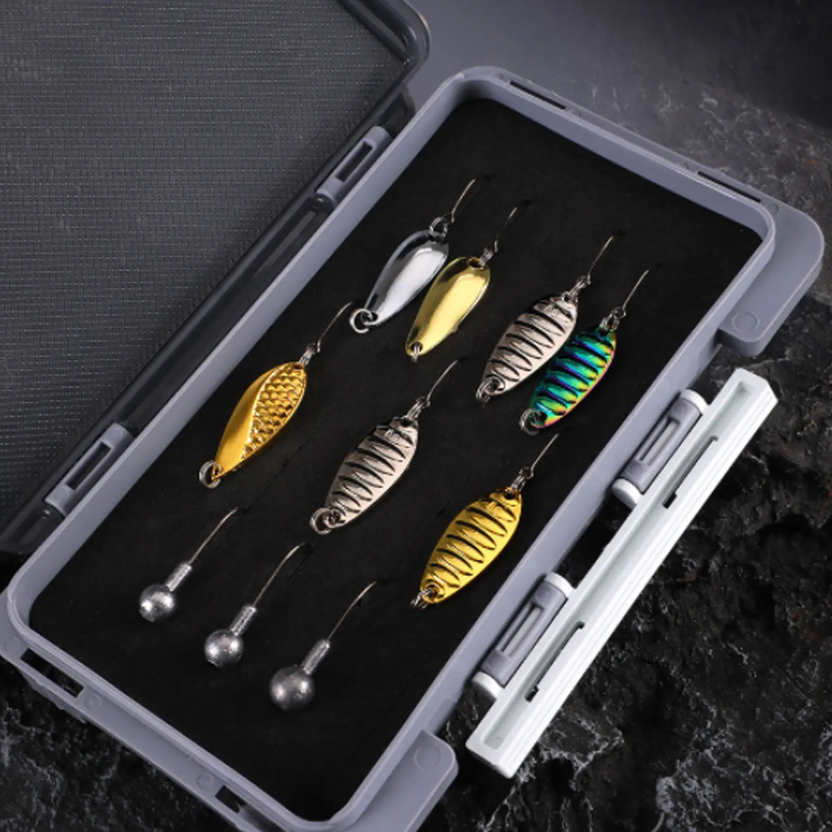Waterproof Lure, Spinner and Fly Box