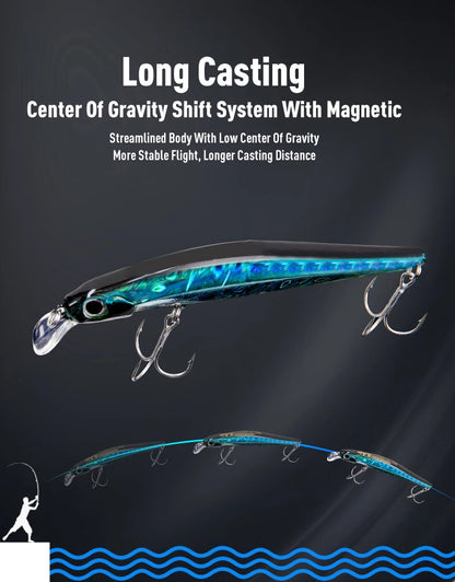 LEYDUN Artist FR Sinking Minnow Jerkbait