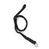 Elastic Kayak Paddle Leash & Fishing Rod Holder – Stretchable Coiled Safety Rope with Carabiner for Canoe, Rowing & Boat Accessories