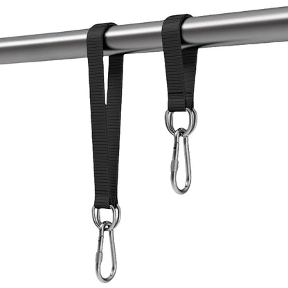 Tree Swing Straps 200kg Heavy Duty Hook Ring Hanging Belt Connecting Belt for Hammock Punching Bag Swing Horizontal Bar