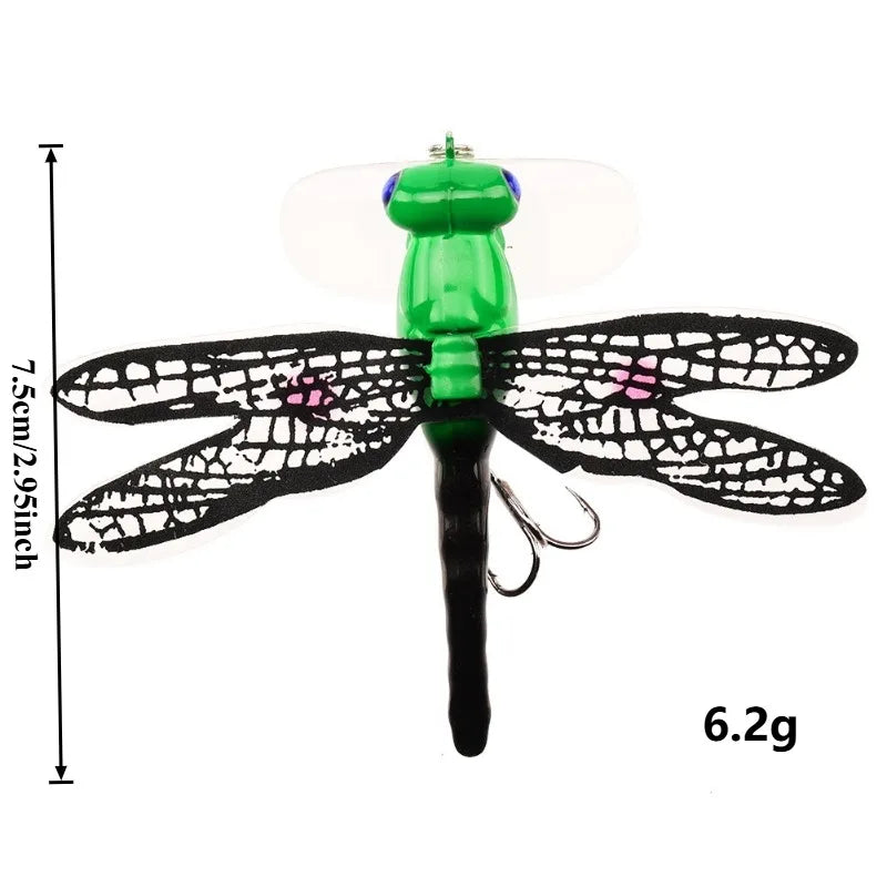 Topwater Dragonfly Fly Lure 7.5cm
