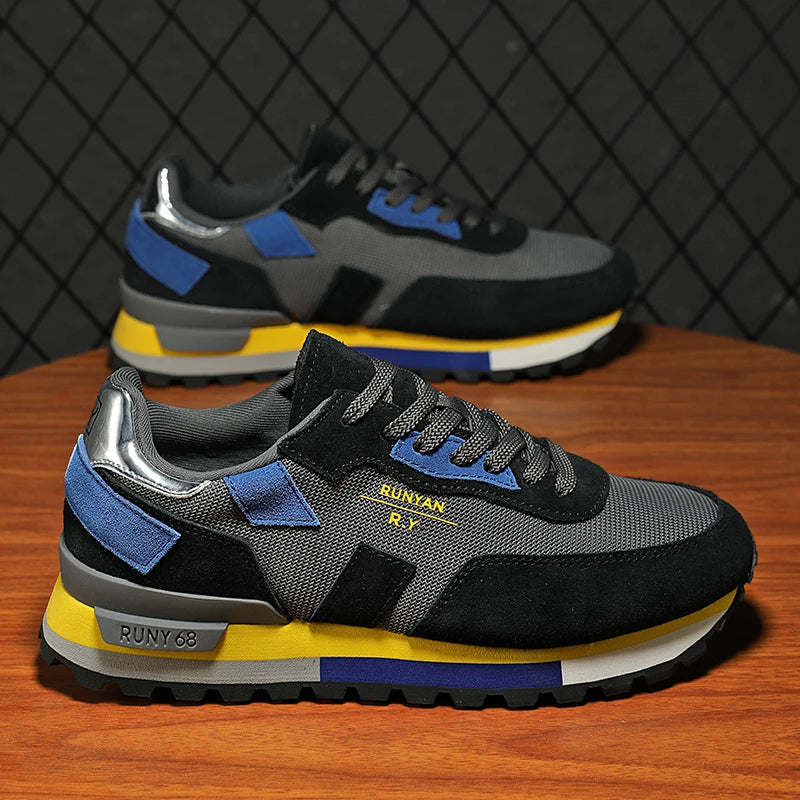Men’s Running Shoes – Lightweight Anti-Skid Jogging Sneakers | Wear-Resistant Outdoor Walking Shoes