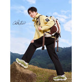 GOLDEN CAMEL Waterproof Mountaineering Bags Unisex Hiking Backpacks Travel Large Capacity Backpack Student Schoolbag Lightweight