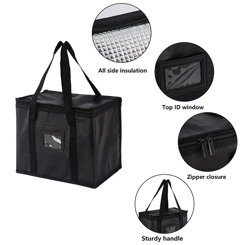 HOMEFISH 2026 New Warm Insulated Lunch Pouch, Convenient Takeaway Delivery Tote Bag, High Durability Food Storage Container