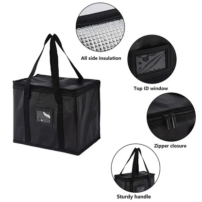 HOMEFISH 2026 New Warm Insulated Lunch Pouch, Convenient Takeaway Delivery Tote Bag, High Durability Food Storage Container