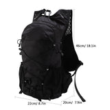 Hydration Backpack Breathable 20L Water Backpack with Multiple Pockets and Reflective Strip Multi-functional Hydration Pack