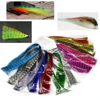 MNFT Zebra Grizzly Streamer Fibers (12 Colors)