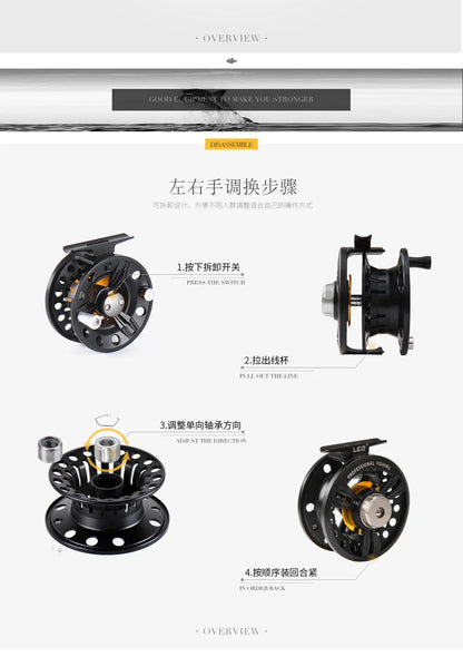 LEO Ultralight Aluminum Fly Reel