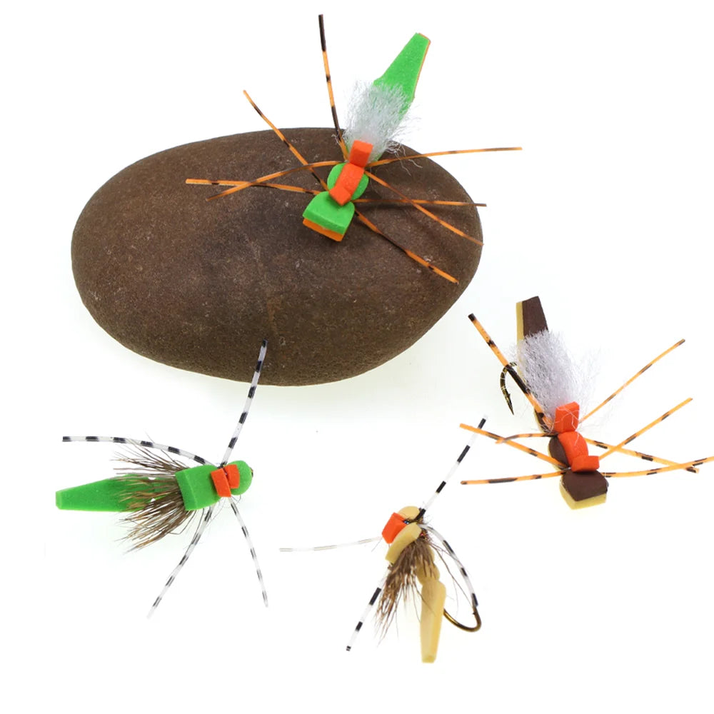 Vampfly Foam Grasshopper Hopper Flies #8