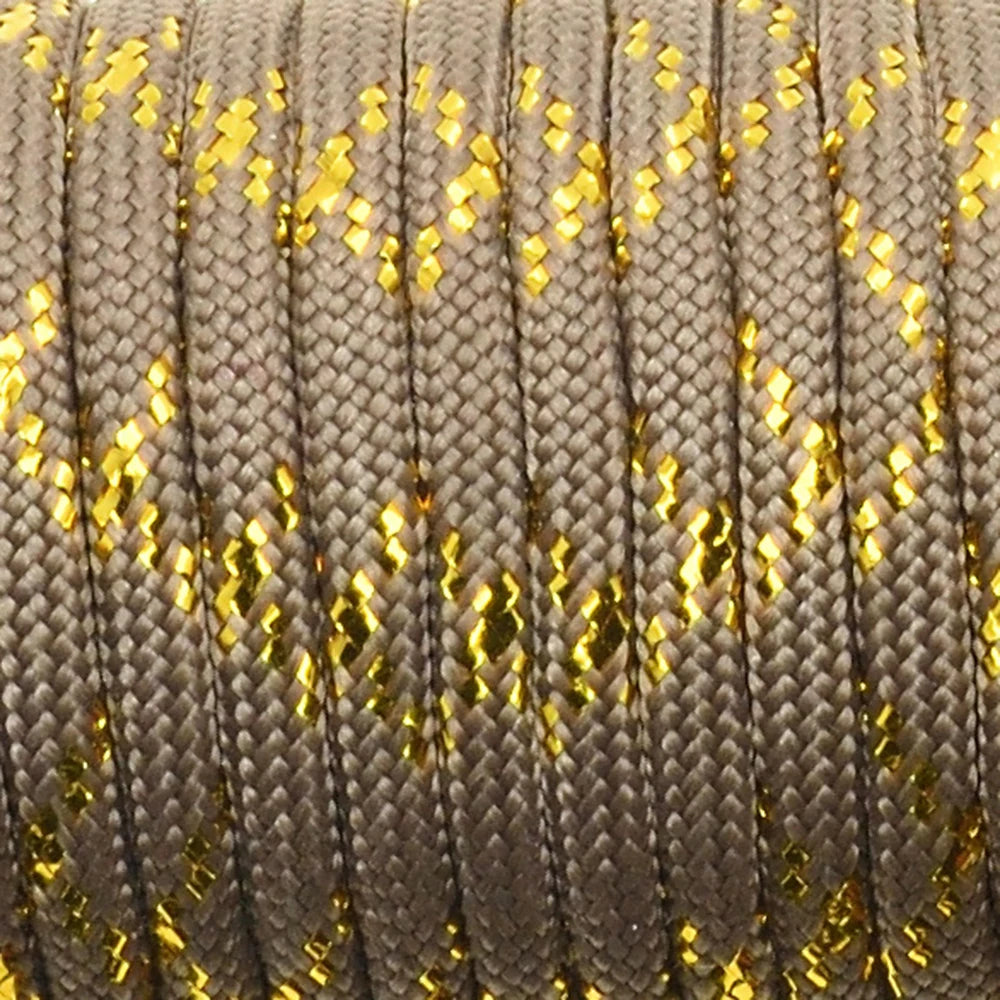 Gold & Silver 550 Paracord – Type III, 100ft, 19 Colors