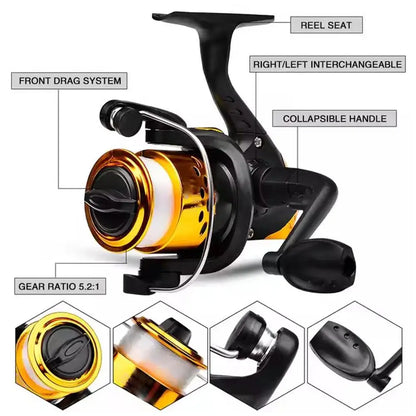 5.2:1 Spinning Reel 2000-7000