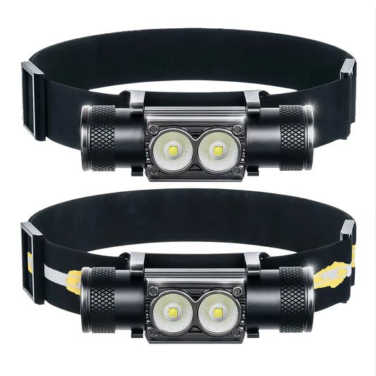 Newest Type-C USB LED Headlamp Fishing 18650 Headlight Torch Hunting Head Lamp Camping Headlamp Flashlight Head Light