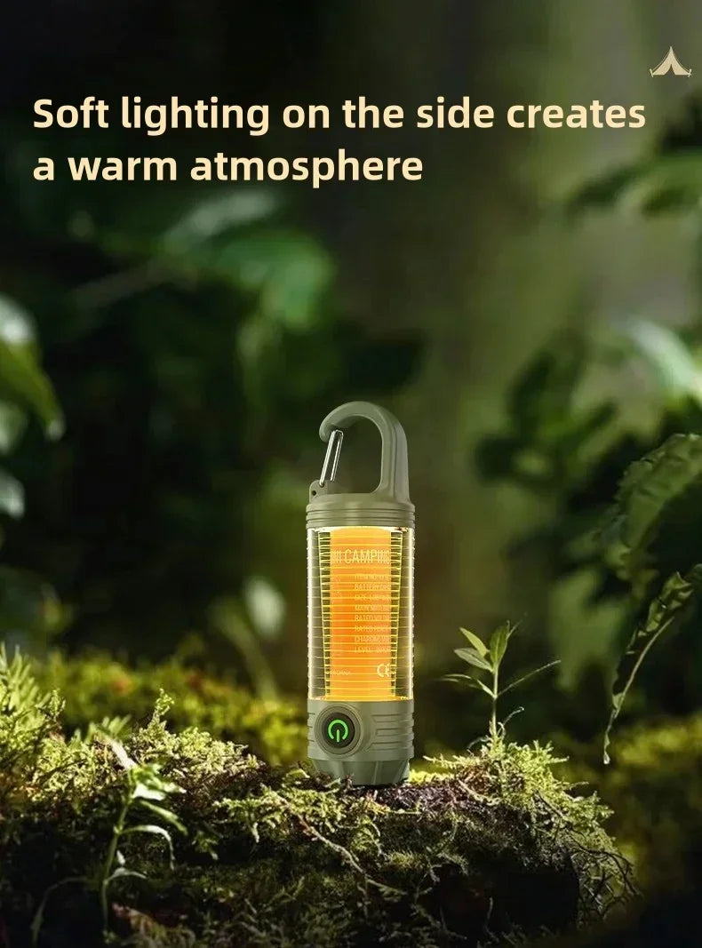 Multi Functional Outdoor LED Outdoor Camping Lights Rechargeable Flashlights Portable Night Lights Waterproof Travel Tent Light