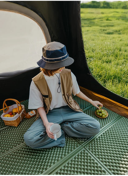 Naturehike 2024 New Camping Mat Winter Warm Moisture Proof Ultralight Sleeping Pad 4 Season Widen Hiking Travel 1-2 Person Mats