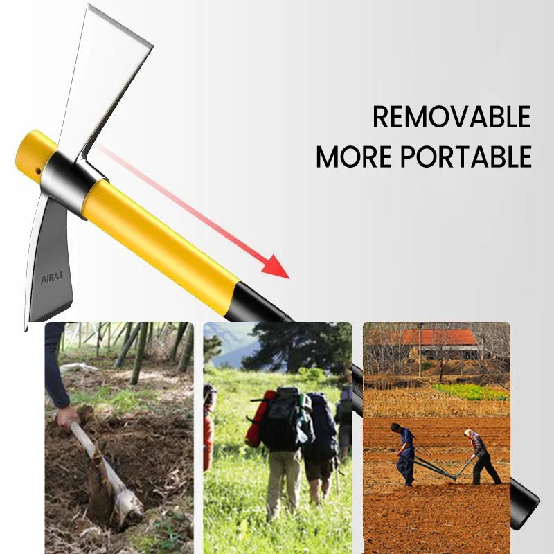 AIRAJ Multifunctional Garden Axe – Heavy Duty Mountaineering Pick & Gardening Hand Tool