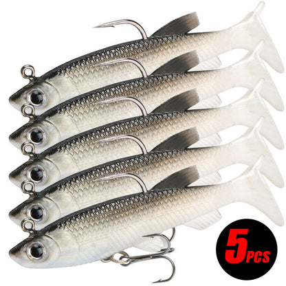 Soft Plastic Lure Kit 8cm (5 Pack)