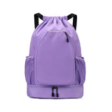 Custom logo outdoor Drawstring Sports Backpack Large Capacity badmintonta bag personality customization waterproof Nylon backpac